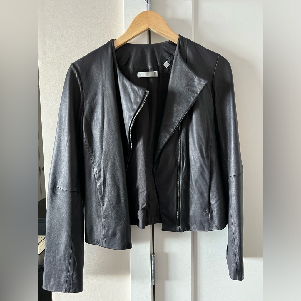 Nwot Vince Leather Jacket